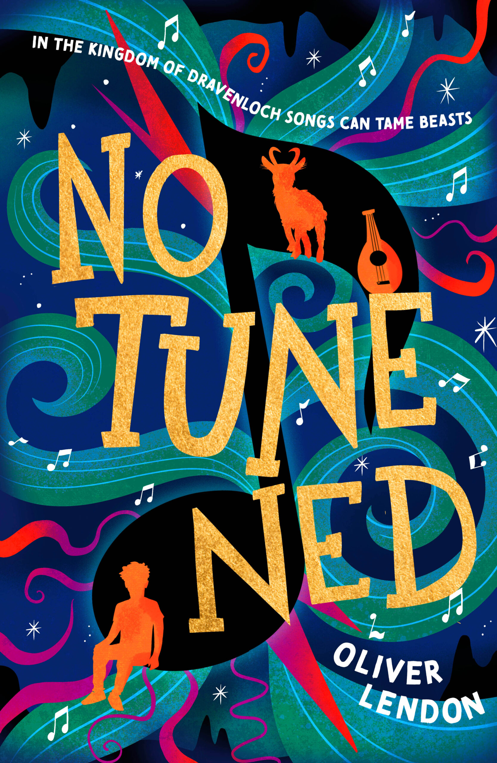 No Tune Ned book cover by Oliver Lendon